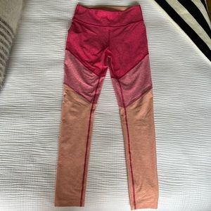 Outdoor Voices pink full length legging